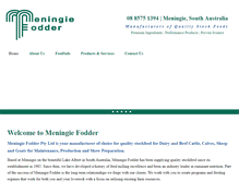 Tablet Screenshot of meningiefodder.com.au